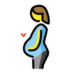 Pregnant Woman SVG Icon